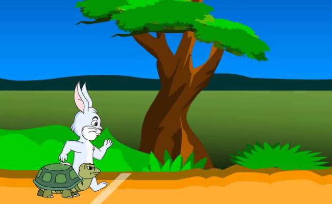 Rabbit and Tortoise Story in Telugu
